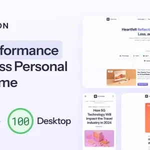 Revision  – Optimized Personal Blog WordPress Theme